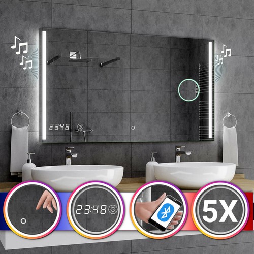 Miroir salle bain lumineux - miroir, de