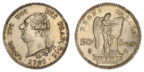 Louis xvi sols 1791 paris - louis,