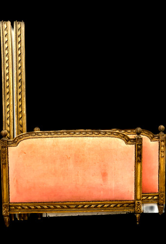Lit louis xvi bois - lit,