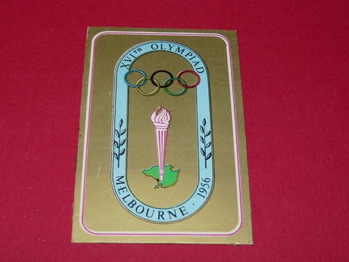 173 melbourne 1956 panini - melbourne,