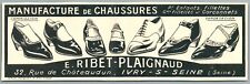 1928 Ribet Plaignaud Manufacture Shoes Children Ivry sur Seine Old Pub