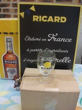 RICARD  6 verres ballon G soleil  RICARD BIEN LIRE L'ANNONCE