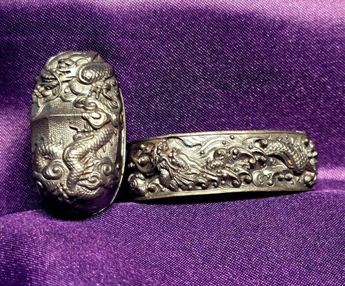 Fuchi kashira pour - kashira, samouraï