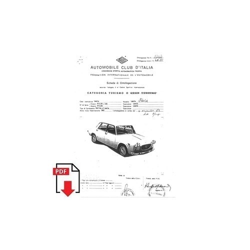 1963 lancia flavia scheda - lancia,