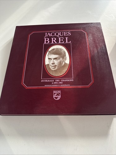 Jacques brel coffret disques - jacques,
