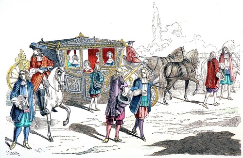 Carrosse sous louis xiv - carrosse,