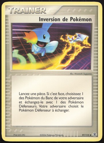 Carte pokémon inversion - carte,