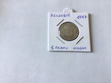 Belgique Piece 1 Francs  Argent 1887
