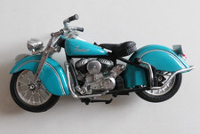 1/18 moto Indian Chief  bleu