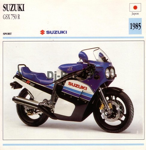 Fiche moto suzuki gsx r - :, 750