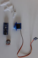 Kit Arduino : Micro servomoteur Sg90 9g + Carte Nano + Potentiomètre de recopie