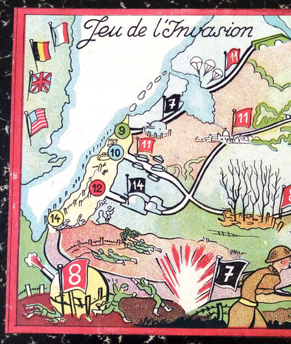 1939 1945 ancien plateau jeu - -,