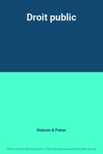 Droit public, Dubouis et