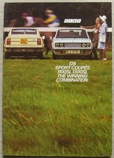 FIAT 128 Sport Coupes 1100SL & 1300SL Car Sales Brochure 1973 Ref: 20M 1 73