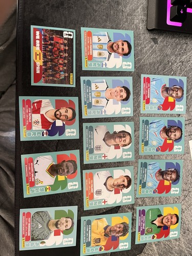 Lot cartes panini coupe du - lot, de