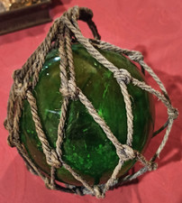 OLD GLASS BLOWN FISHING NET FLOAT BALL
