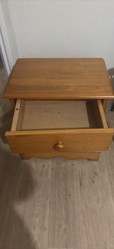 Table chevet bois marron - table, de