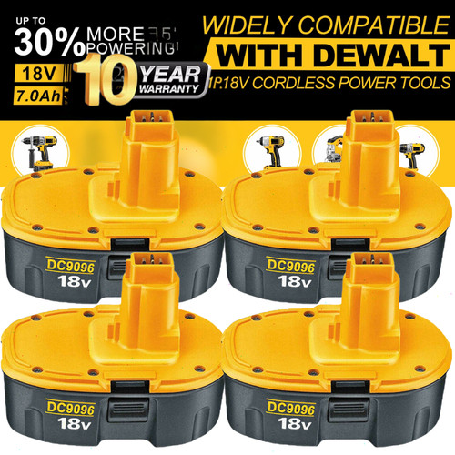 4pack 18v for dewalt volt - 4pack,