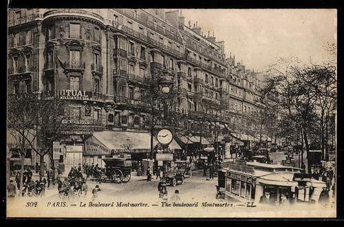 Cpa paris boulevard - le,