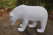 POM16 OURS BRUN BLANC POMPON