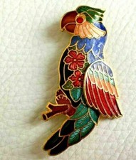 Grande BROCHE VINTAGE émail