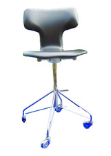 Chaise secrétaire  "0569" ou "Marteau " Arne Jacobsen pour Fritz Hansen - RARE !