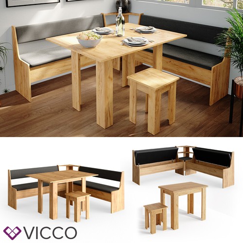 Ensemble table bancs - table, en