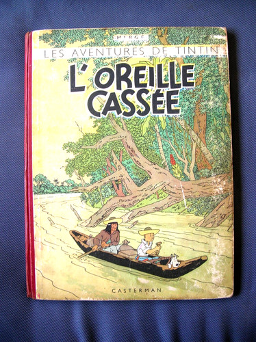 Tintin oreille cassee - "l'oreille,