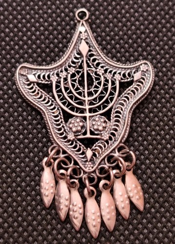 Pendentif filigrane argent - filigrane,