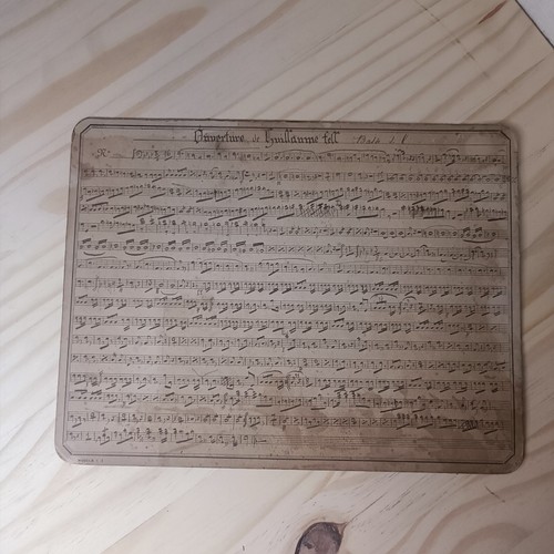 Partition manuscrite sur