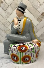 French Art Deco Figural Box - A Lanternier