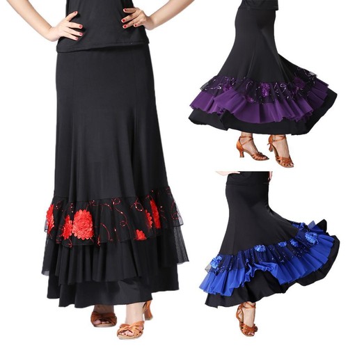 Jupe danse flamenco robe - de, flamenco,