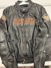 Harley Davidson Men's L  Alternator Swithchback Leather Jacket 2 in 1 98117-08VM