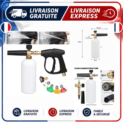 Pistolet haute pression canon