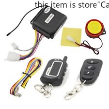 Motorcycle 2way Security Alarm System Anti-theft Remote Control Engine Start set