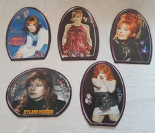  Mylène Farmer - Lot Of 5 Slates