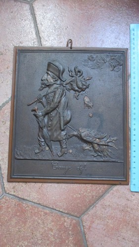 Guerre 1870 plaque bronze