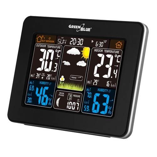 Station météo sans fil lcd - sans,