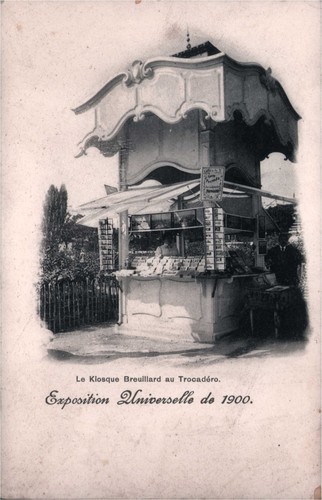Cpa paris le kiosque - 75,