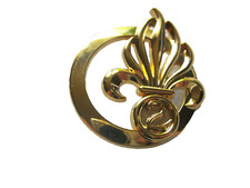 BERET BADGE GENIE FOREIGN LEGION 2ND REG FAB. BOUSSEMART