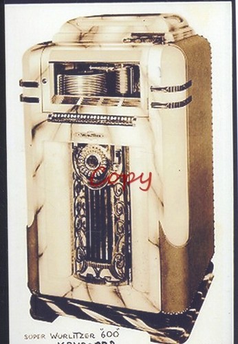 Real photo wurlitzer 600 - real,