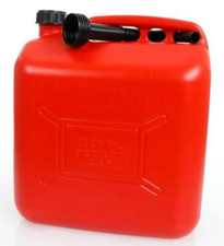 Jerrican bidon Plastique bec verseur inclus pour Essence Gasoil Voiture 20L