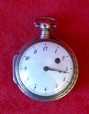 Grosse montre à coq argent