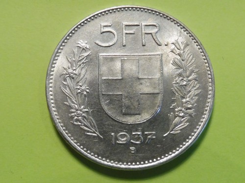 Monnaie suisse frs argent - , 5