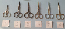 6 PAIRES de CISEAUX de
