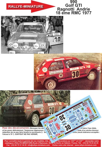 Decals ref 0990 vw - ref,