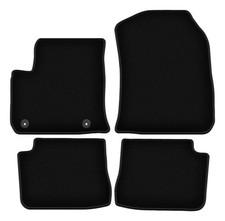 Tapis de sol en velours noir pour Peugeot 2008 II Elektro année 2019- set 4 pcs