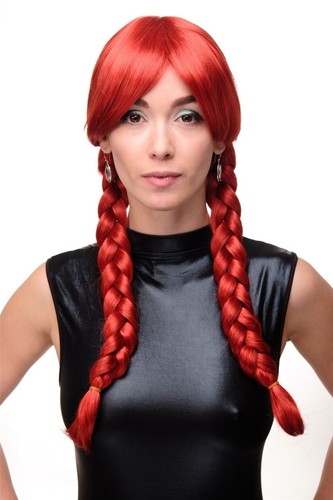 Perruque femmes cosplay rouge - femmes,