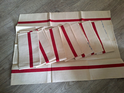 Lot torchons anciens métis - torchons,