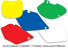 Fonds de plaque BLACKBIRD noir Honda CRF250X/HM CRE250F